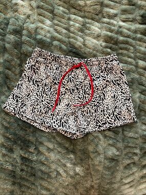 Fabletics Black and White Animal Print Leggings